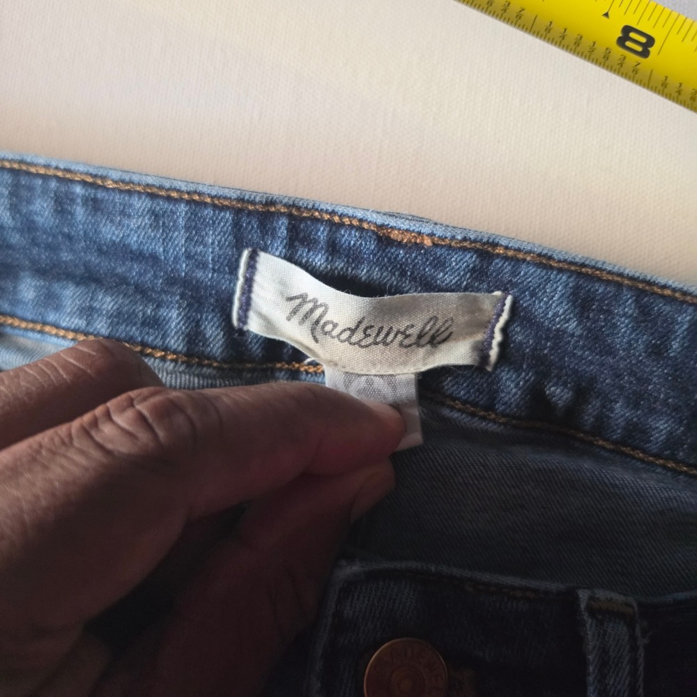 Madewell Curvy Skinny Flare Jeans Blue Medium Wash Denim 16W CKP479974478 - Picture 6 of 9